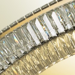 LAMPA KRYSZTAŁOWA PLAFON APP1721-C 50 cm ZŁOTA