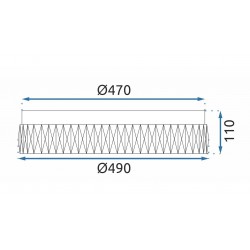 LAMPA KRYSZTAŁOWA PLAFON APP1721-C 50 cm ZŁOTA