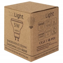 Żarówka LED Neutralna GU10 5W RSL041