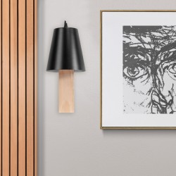 LAMPA KINKIET LOFT APP1279-1W BLACK