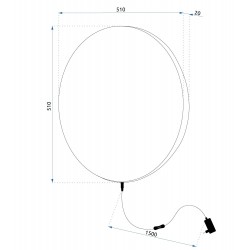 LAMPA ŚCIENNA KINKIET Boho APP1408-W