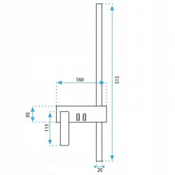 LAMPA ŚCIENNA KINKIET APP1439-W PRAWY BLACK GOLD