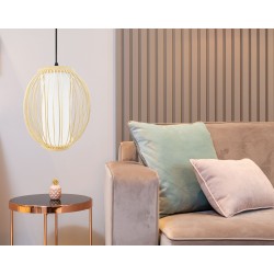 LAMPA WISZĄCA BAMBUSOWA APP1634-1CP