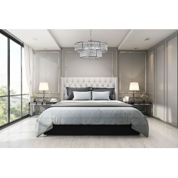 Lampa kryształowa wisząca APP1563-8CP chrom