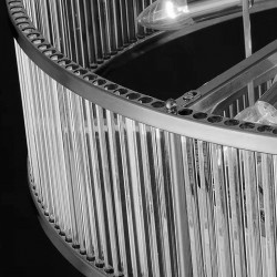 Lampa kryształowa wisząca APP1563-8CP chrom