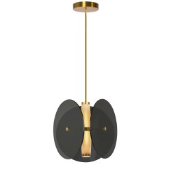 LAMPA SUFITOWA WISZĄCA Czarna APP1675-CP Round