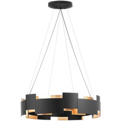 LAMPA SUFITOWA WISZĄCA Czarna APP1561-6CP