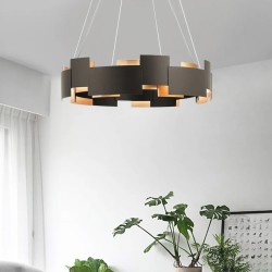 LAMPA SUFITOWA WISZĄCA Czarna APP1561-6CP