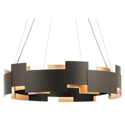 LAMPA SUFITOWA WISZĄCA Czarna APP1561-6CP