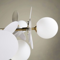 LAMPA SUFITOWA WISZĄCA ZŁOTA APP1565-12