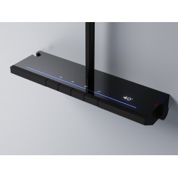 Zestaw Prysznicowy z Termostatem REA Pedro Czarny