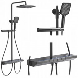 Zestaw Prysznicowy z Termostatem REA Pedro Tytan