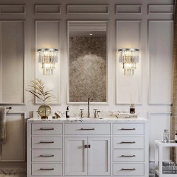 Lampa kryształowa kinkiet APP1536-1W Chrom