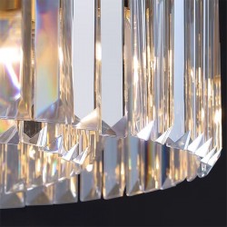 Lampa kryształowa wisząca APP1531-8CP4 Złota