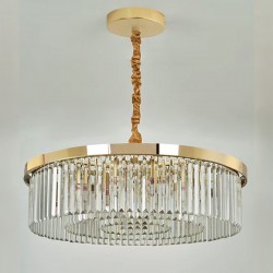 Lampa kryształowa wisząca APP1531-8CP4 Złota