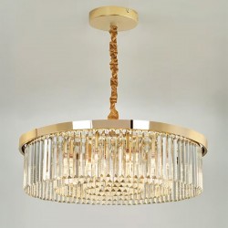 Lampa kryształowa wisząca APP1531-8CP4 Złota