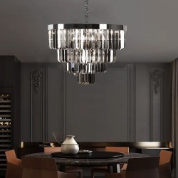 Lampa kryształowa wisząca APP1534-8CPR Chrom