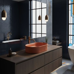 Umywalka nablatowa Rea Vanda Cinnamon Matt