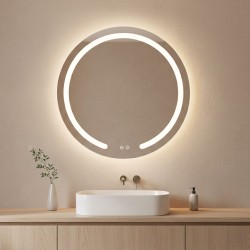 Lustro ścienne LED 80cm Modern