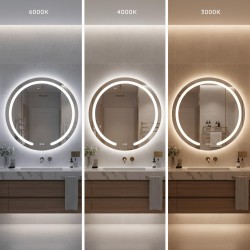 Lustro ścienne LED 60cm Modern