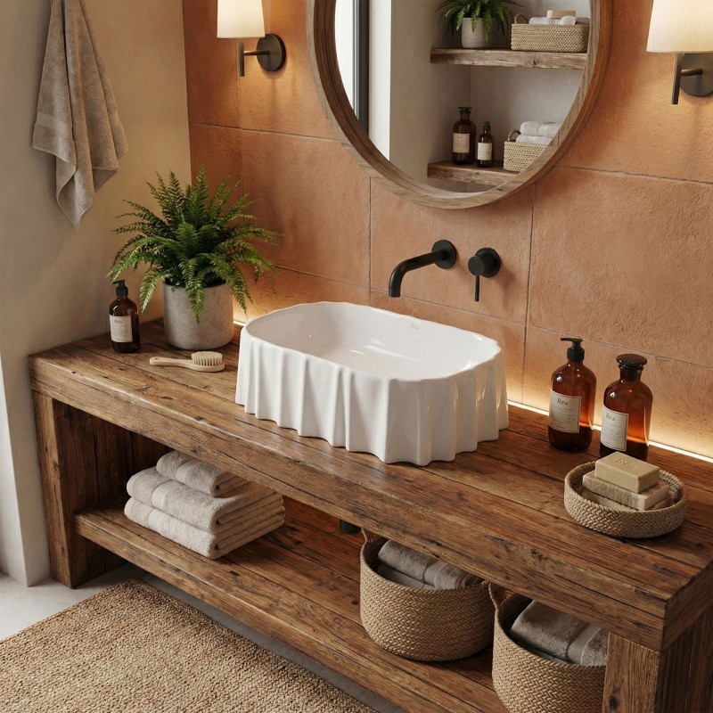 Umywalka nablatowa Rea Atria