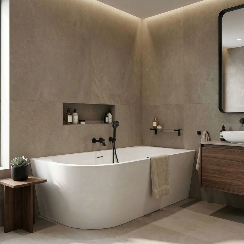 Wanna Akrylowa Narożna SYDNEY BELLANTO PRAWA 170cm