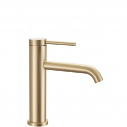 Bateria Umywalkowa REA CLIF ZŁOTA SZCZOTKOWANA NISKA