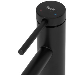 Bateria umywalkowa Rea Foss czarna wysoka