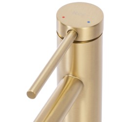 Bateria Umywalkowa Rea Foss złota szczotkowana wysoka