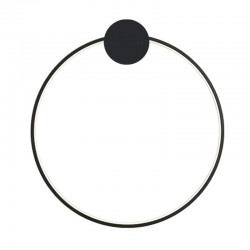 LAMPA ŚCIENNA KINKIET LED APP1386-CW BLACK 40cm