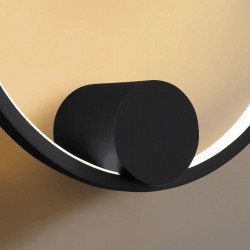 LAMPA ŚCIENNA KINKIET LED APP1386-CW BLACK 40cm