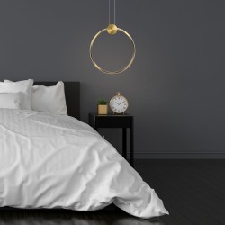 LAMPA SUFITOWA WISZĄCA LED APP1394-CP OLD GOLD 30cm