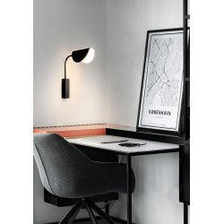 LAMPA ŚCIENNA KINKIET APP1262-1W Czarny