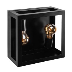 LAMPA ŚCIENNA KINKIET APP1305-2W CZARNA