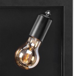 LAMPA ŚCIENNA KINKIET APP1305-2W CZARNA