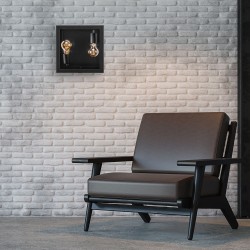 LAMPA ŚCIENNA KINKIET APP1305-2W CZARNA