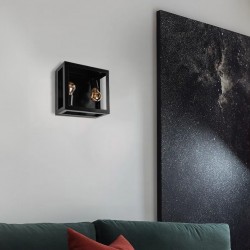 LAMPA ŚCIENNA KINKIET APP1305-2W CZARNA