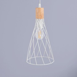 LAMPA SUFITOWA WISZĄCA APP1269-1CP Biała