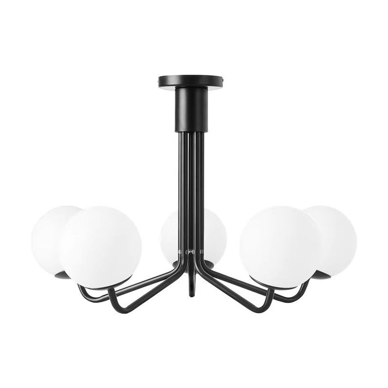 LAMPA WISZĄCA SUFITOWA CZARNA APP1578-5C
