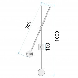 Kinkiet APP1595-2W black