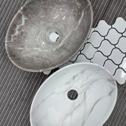 Umywalka nablatowa Rea Sofia Mini Grigio