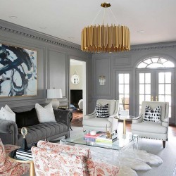 Lampa sufitowa złota APP1560-12CP