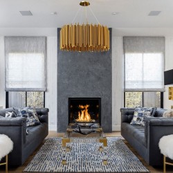 Lampa sufitowa złota APP1560-12CP