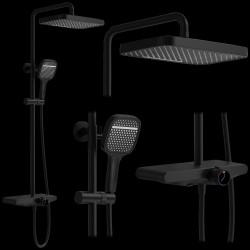 Zestaw Prysznicowy REA Bari Czarny