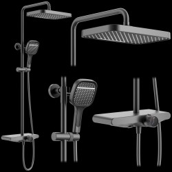 Zestaw Prysznicowy REA Bari Tytan