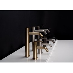 Bateria umywalkowa Rea Ontario Nikiel Szczotkowany Wysoka