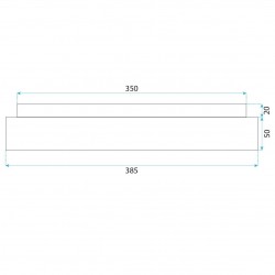 Lampa sufitowa Plafon G115-C 40CM WOOD