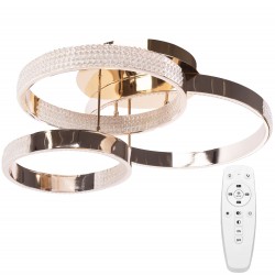 Lampa sufitowa nowoczesna LED G003-C Złota