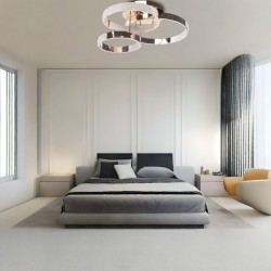 Lampa sufitowa nowoczesna LED G003-C Złota