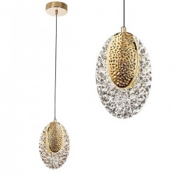 LAMPA WISZĄCA KRYSZTAŁOWA LED G088-1CP Złota